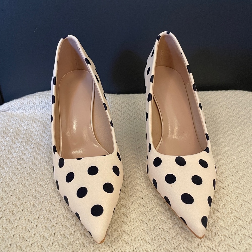 New Polka Dot Pointed Toe Women's Shoes